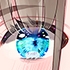 glittering anime eye closeup