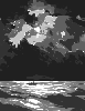 Ivan Aivazovski study of The Black Sea at Night