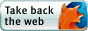 Take back the web Firefox banner