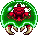 A metroid expanding its claws with sparks inside