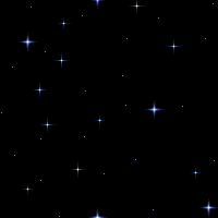 a glittering starry sky