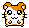 hamtaro sniffing left, right, and up