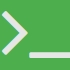 green command line icon